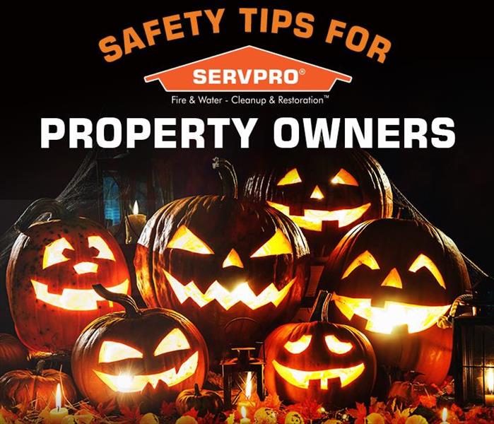 Fall Safety Concerns for Property Owners lighted jack-o-lanters