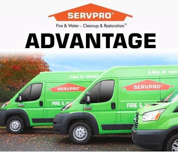 green van for SERVPRO professional service